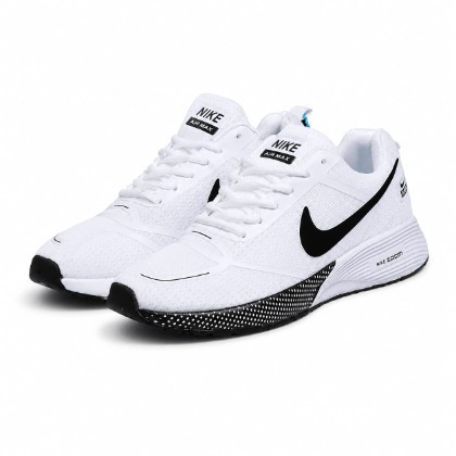 Nike Air Max / Nike Zoom running shoes in a white colorway